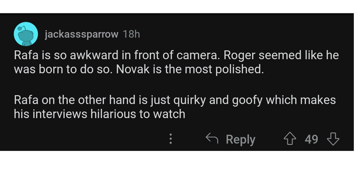Via Tennis Subreddit